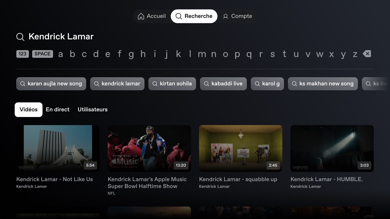 Apple TV screenshot