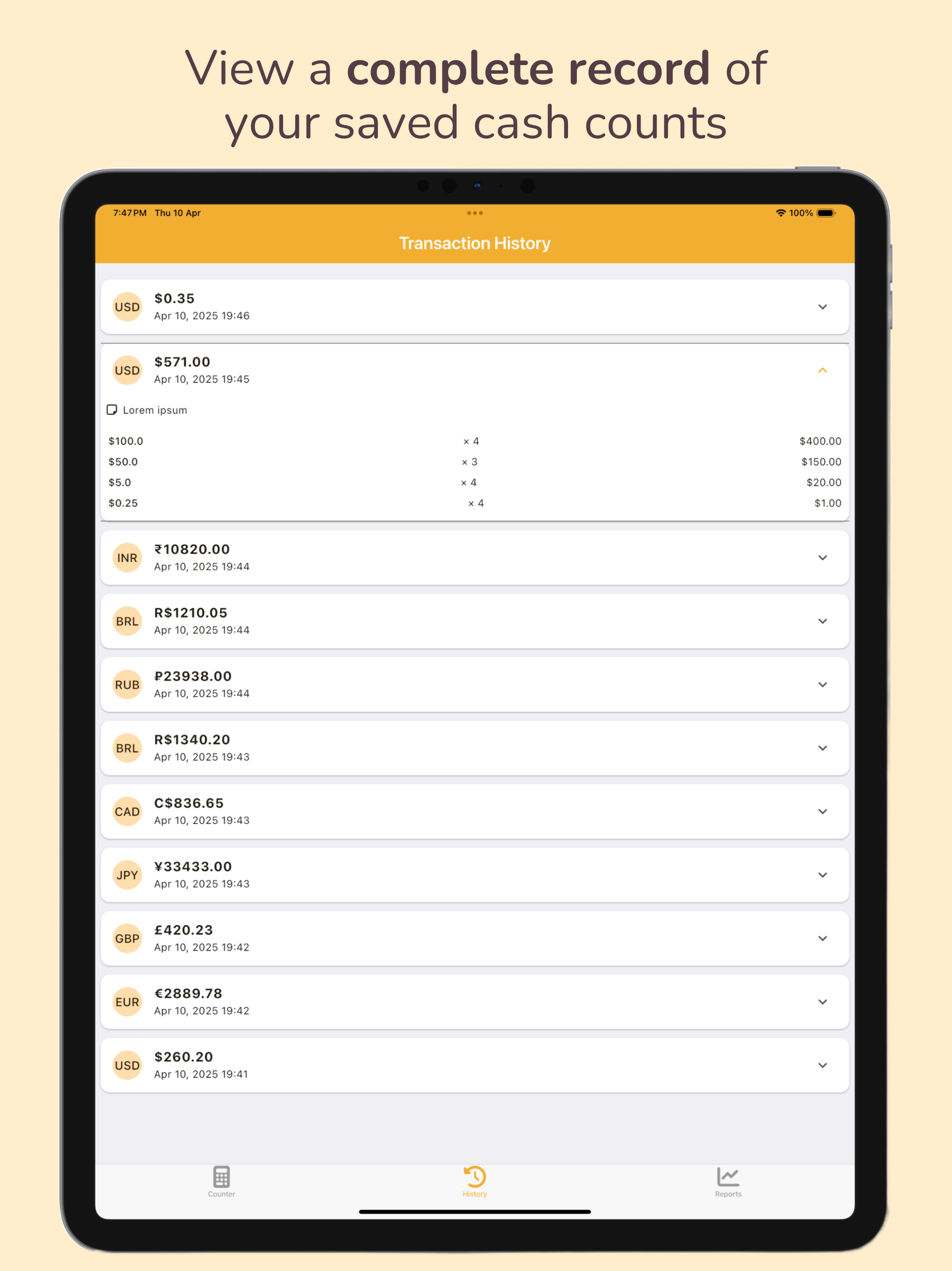 NCash Counter screenshot 5