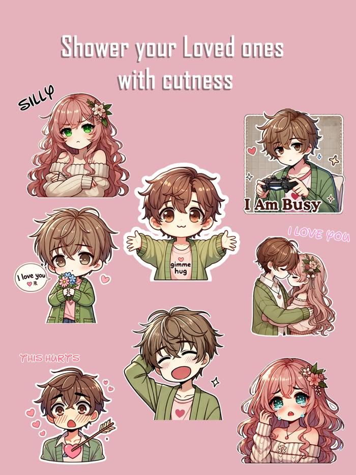 Miko and Kai, Love Stickers