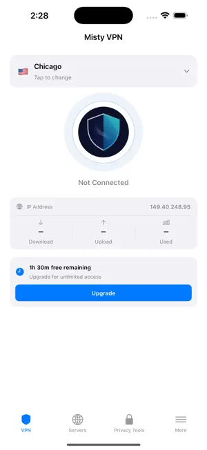 MistyVPN: Fast & Secure VPN screenshot 3