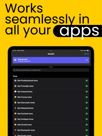 AI Keyboard Assistant - Keybot iPad screenshot