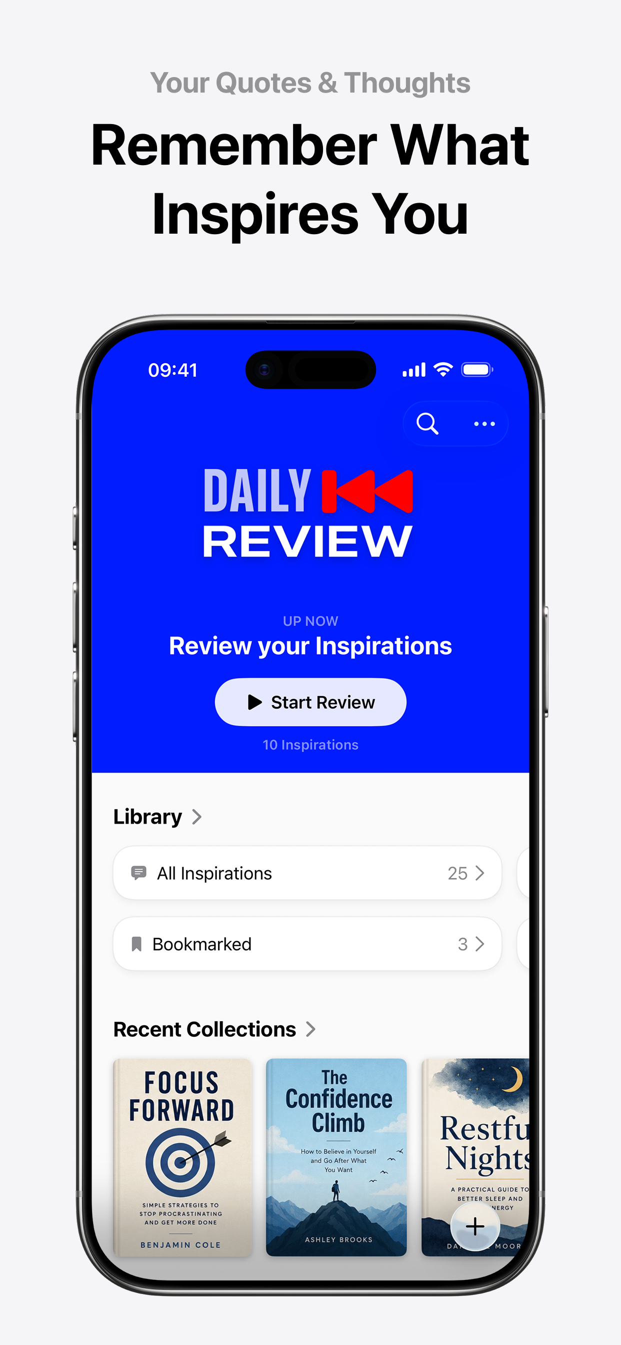 Thoughts: Quote Organizer