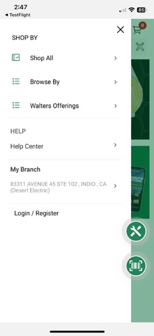 Walters Wholesale Electric iPhone screenshot
