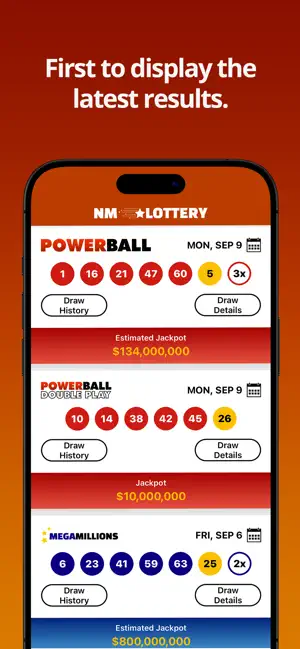 New Mexico Lottery Numbers screenshot 1