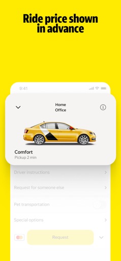 Yandex Go: Taxi Food Delivery screenshot 7
