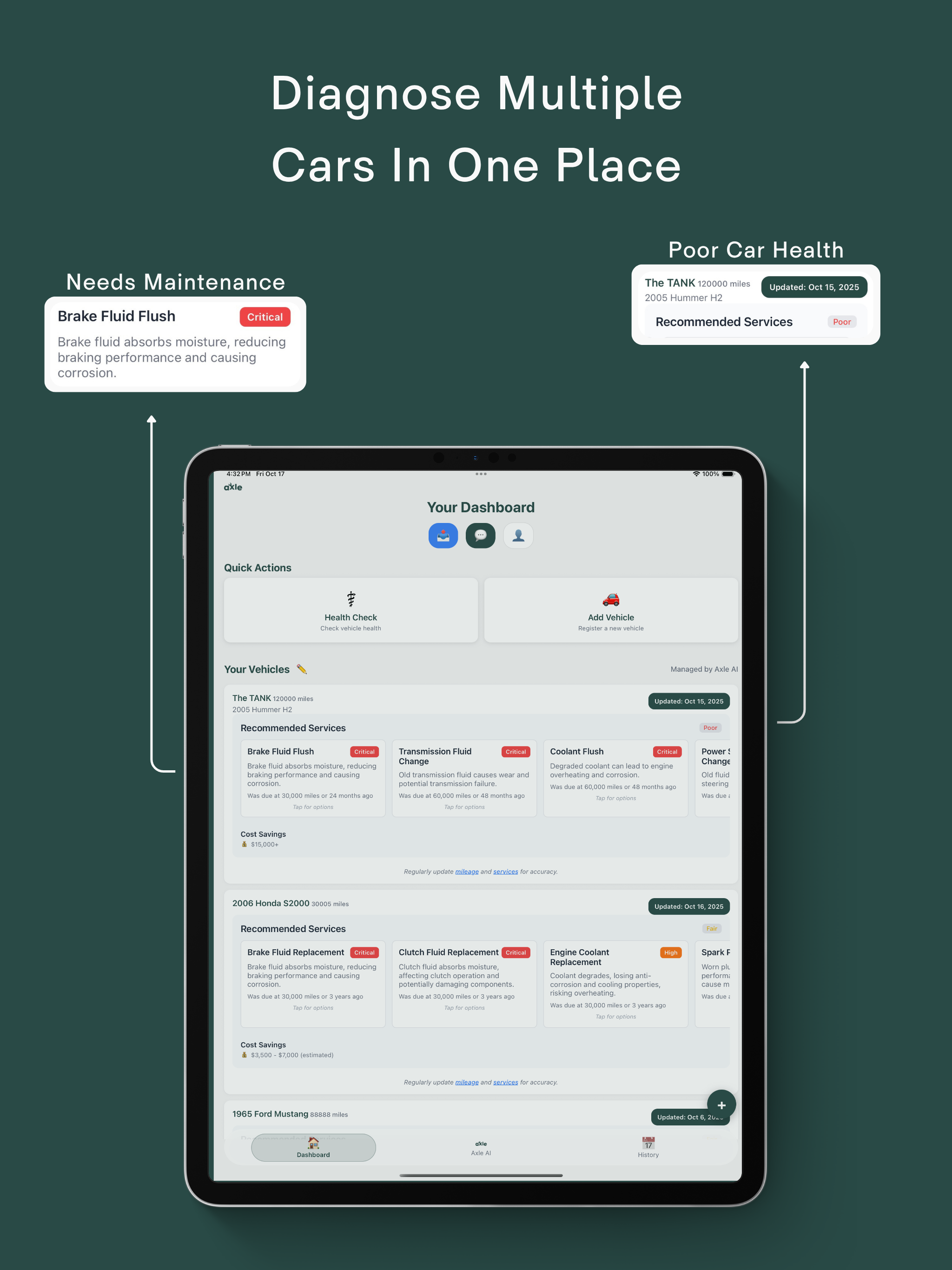 axle - Car Health Tracker