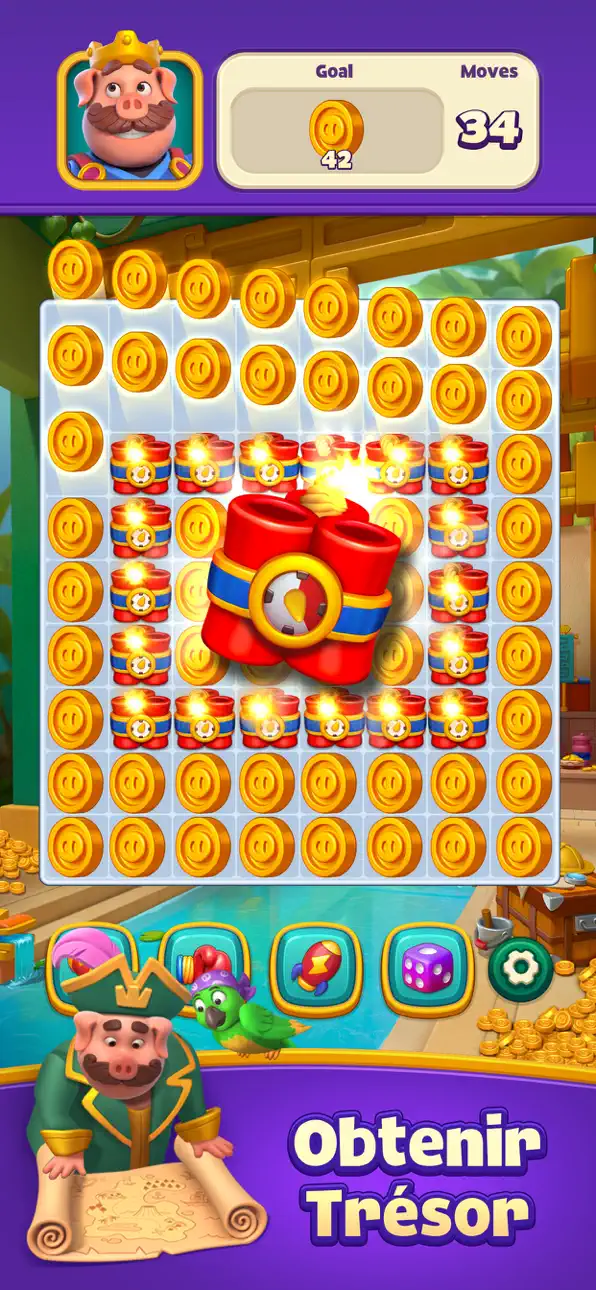 Piggy Kingdom - Match 3 Games Hack screenshot 4 - iOS game interface