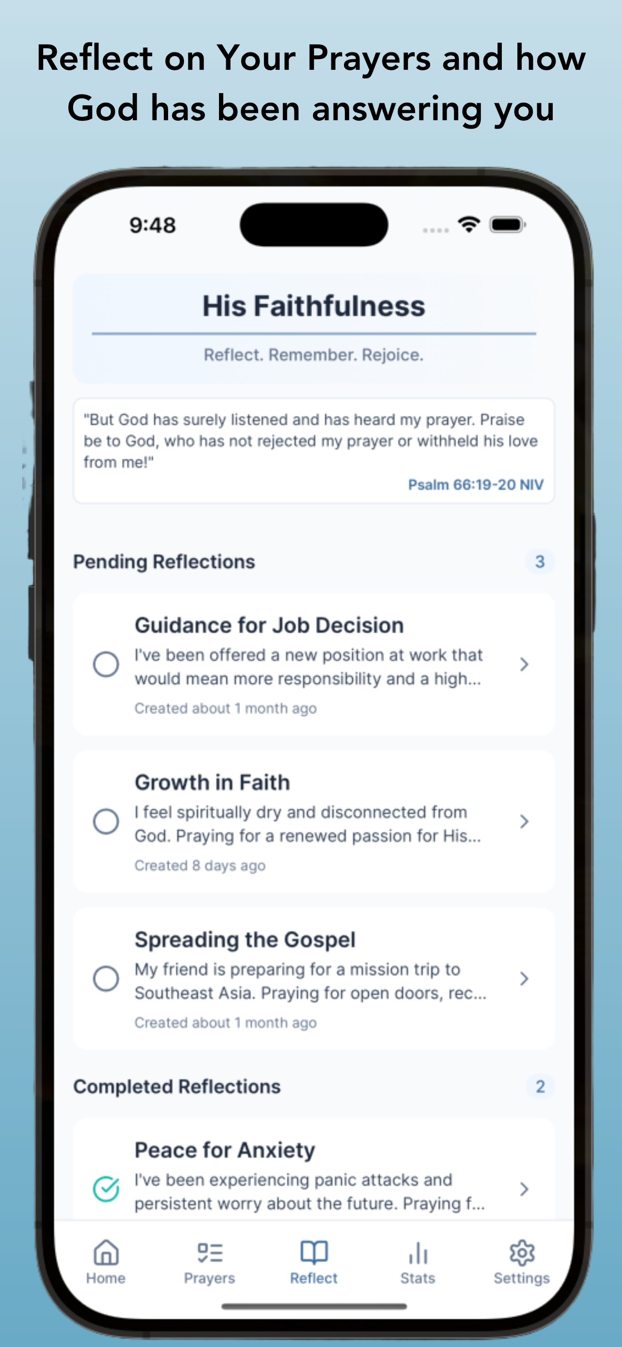 Project 4:6 - Prayer Tracker