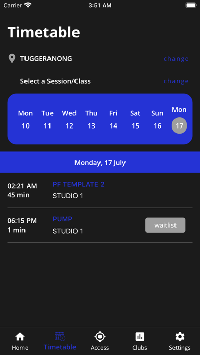 Plus Fitness Member ID Screenshot