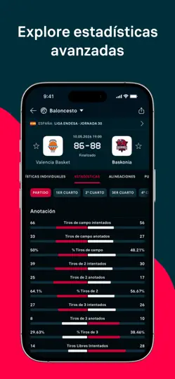 Captura de pantalla de Flashscore: Resultados En Vivo en iPhone 4