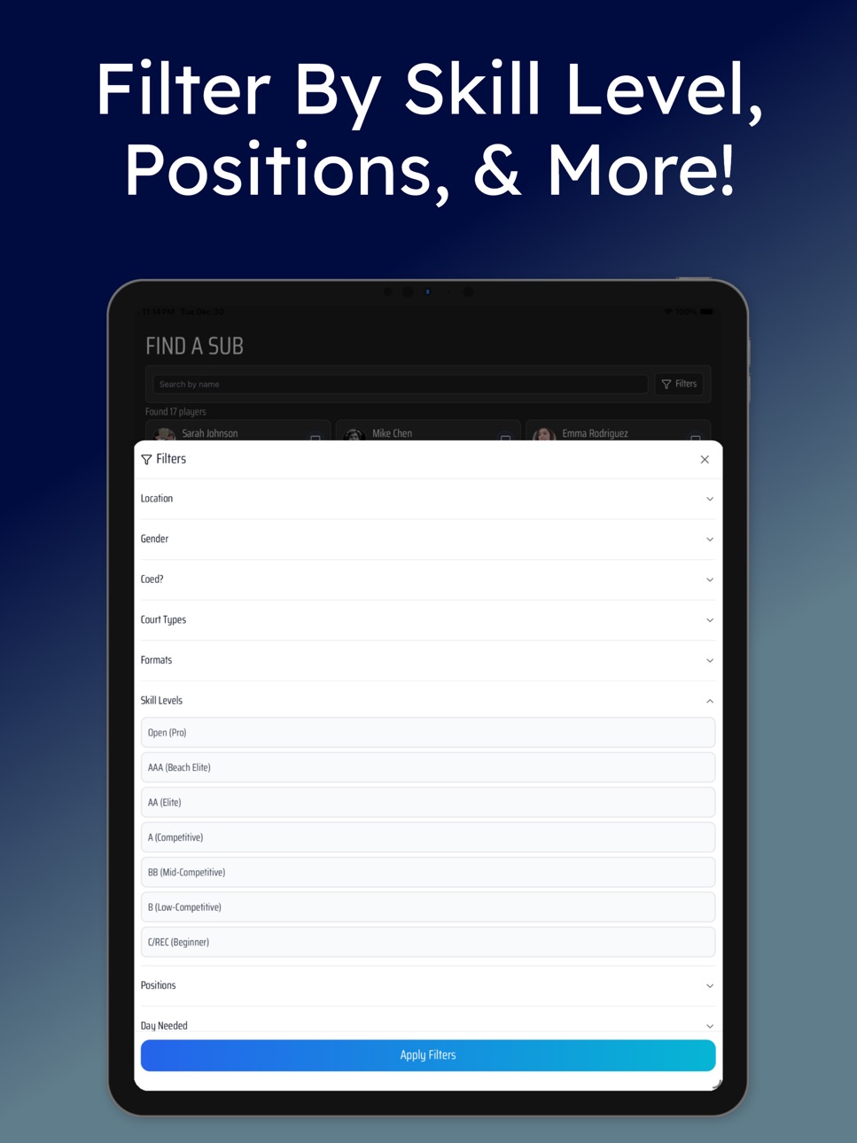 iPad screenshot