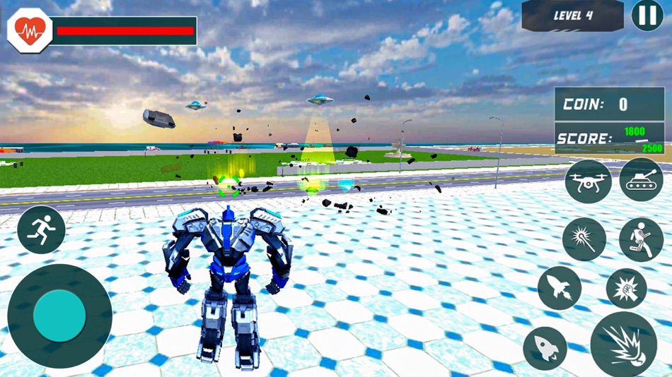 #2. Robot Car Transformation Game (iOS) Podle: Areesha Tariq