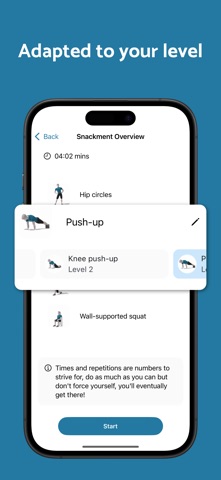 Snackments: Movement Snacks Screenshot 6 of 8