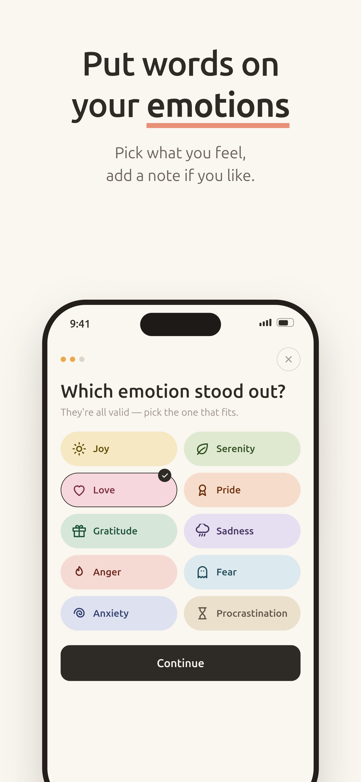CozyMind: Mood Journal screenshot 3