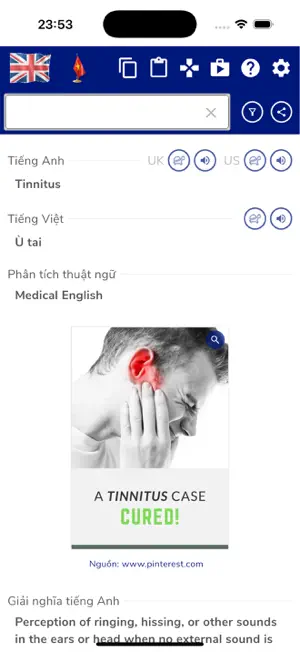 Từ Điển Thuật Ngữ Y Khoa screenshot 4
