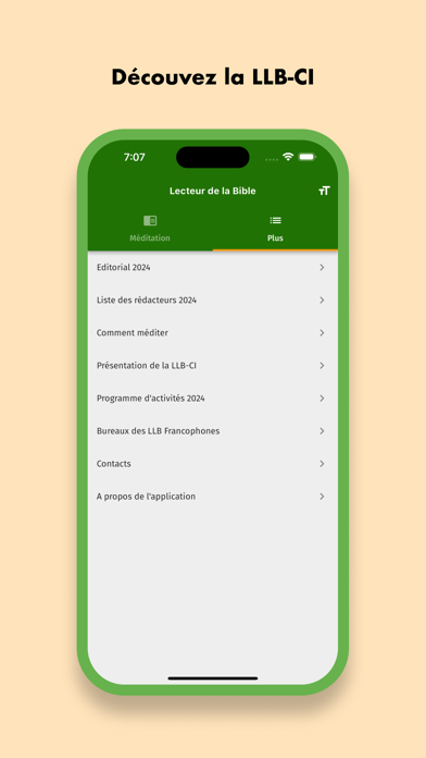 Lecteur de la Bible 2024 Screenshot