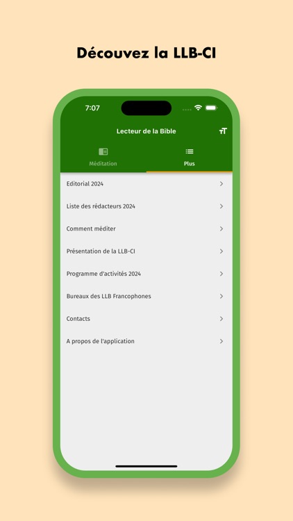 Lecteur de la Bible 2024