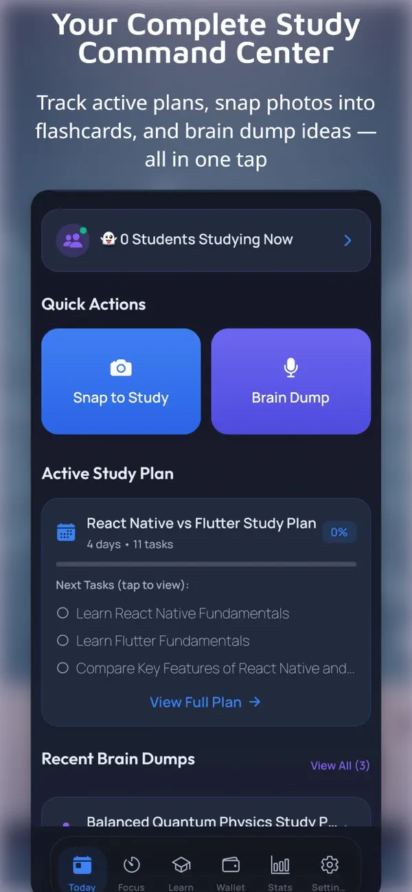 Screenshot #1 pour FocusFi: Focus & Study