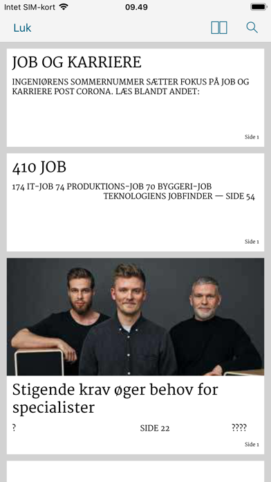 Ingeniøren e-avis Screenshot