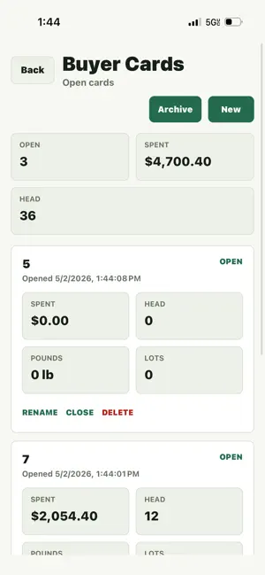 BidNow: Price/CWT Calculator screenshot 1