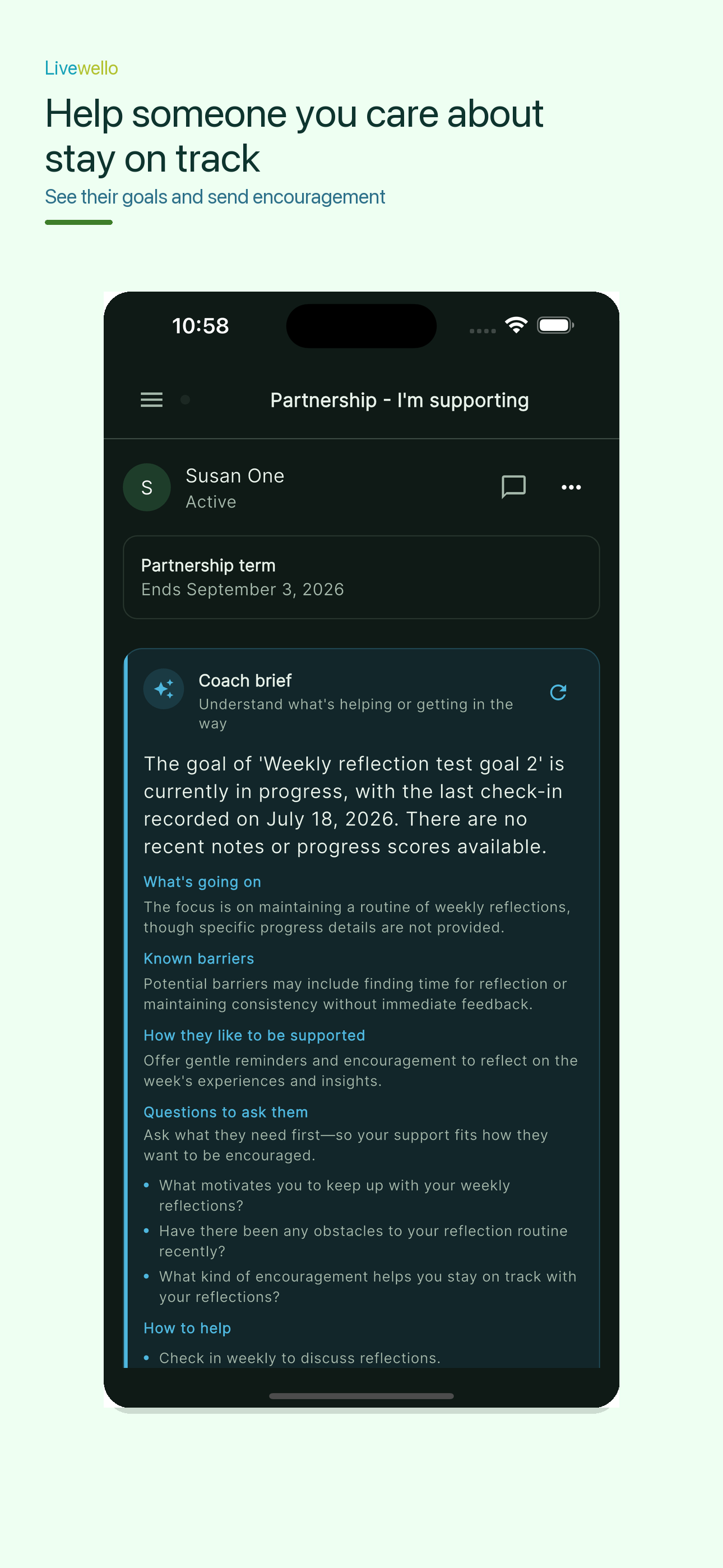 Livewello: Wellness Coach screenshot 2