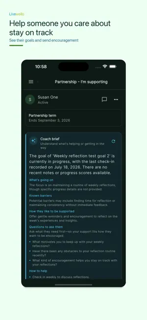 Livewello: Wellness Coach screenshot 2