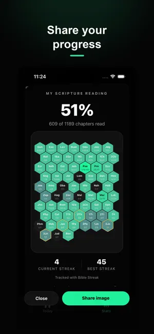 Bible Streak: Progress Tracker screenshot 2