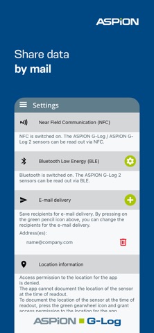 ASPION G-Log Data logger Screenshot 8 of 10