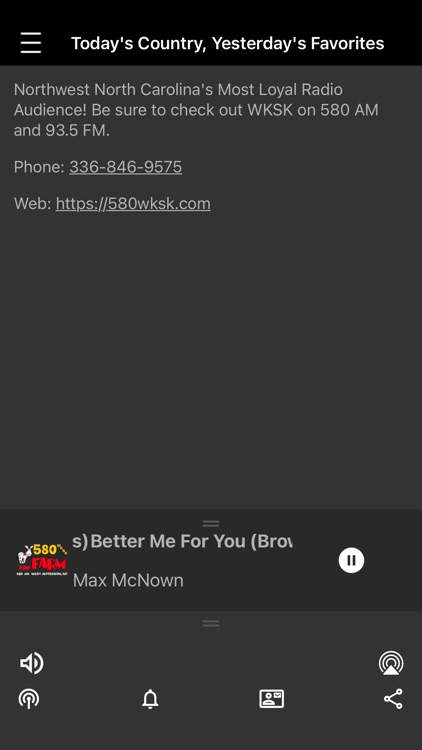 580 WKSK & 93.5 FM The Farm