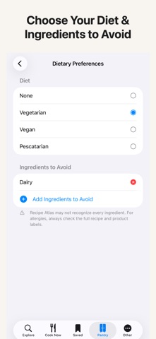 Recipe Atlas iPhone screenshot