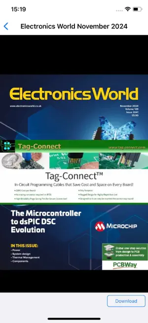 Electronics World magazine screenshot 4