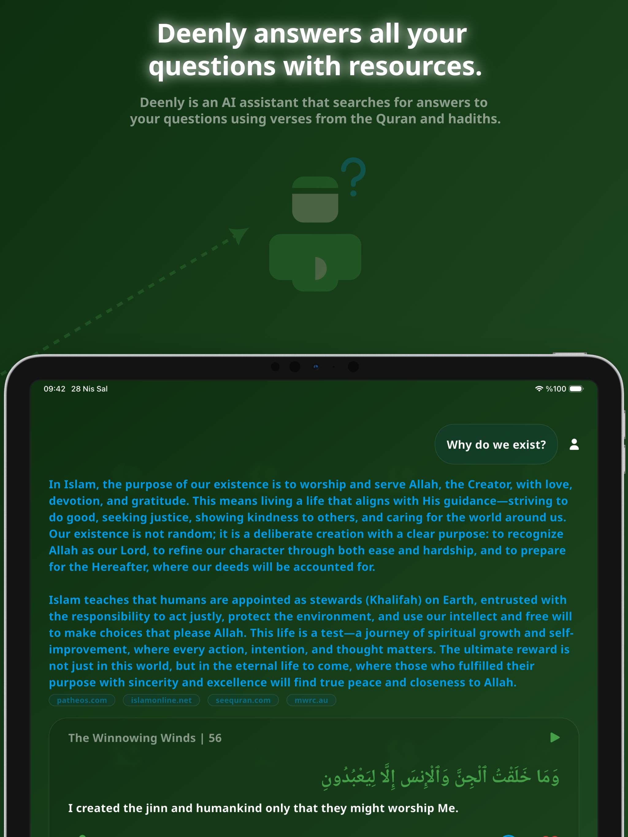 Deenly: Prayer, Quran and AI screenshot 16