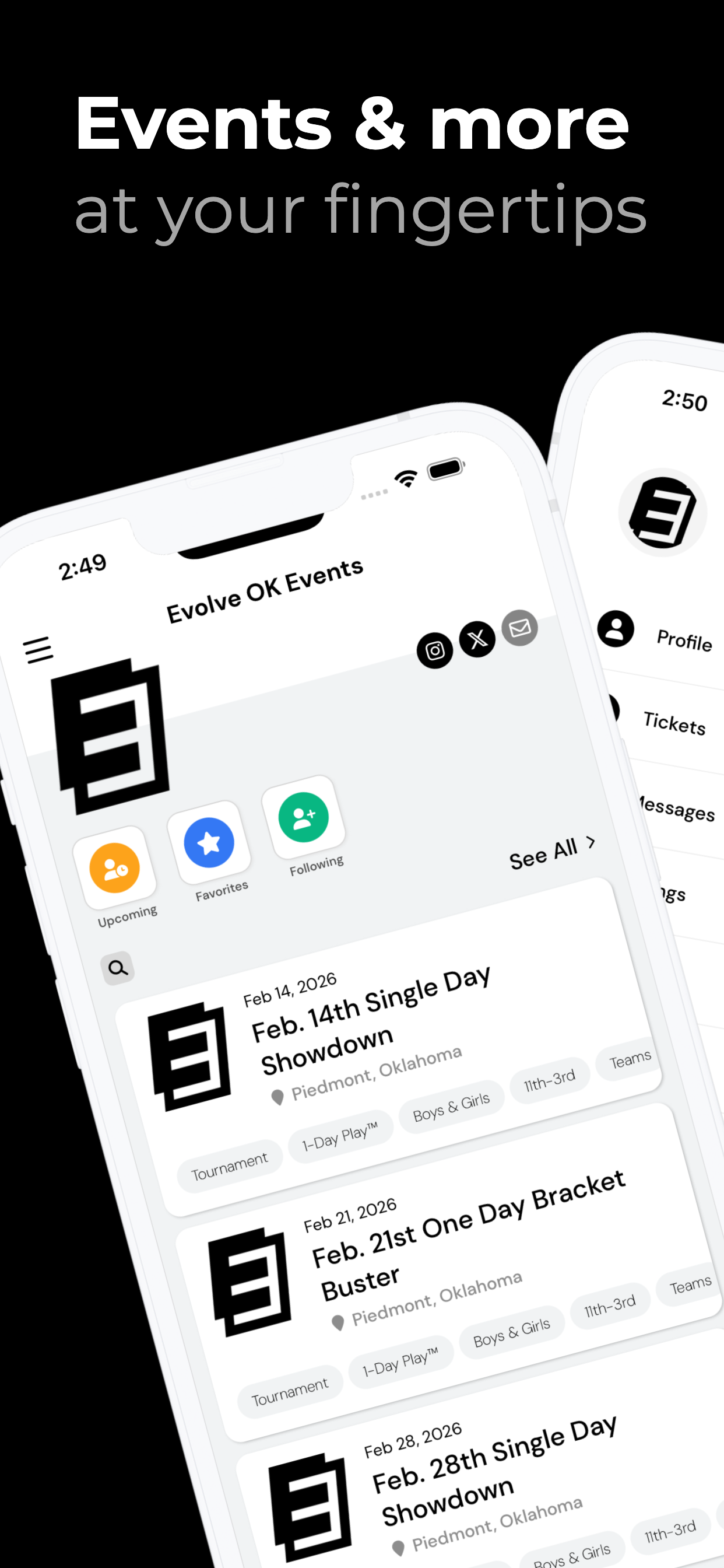 Evolve OK Events