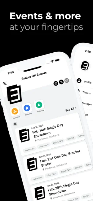 Evolve OK Events screenshot 1