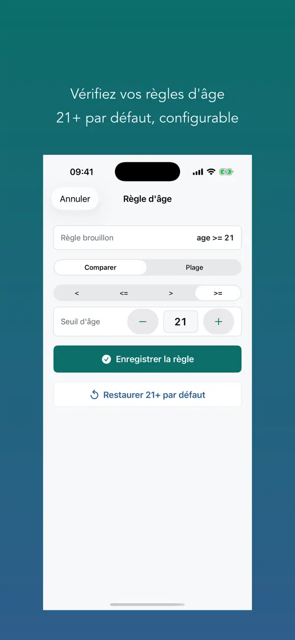 Screenshot #3 pour Scanner âge pièce ID
