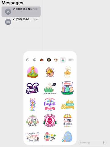 Easter Egg Hunt Stickersのおすすめ画像1