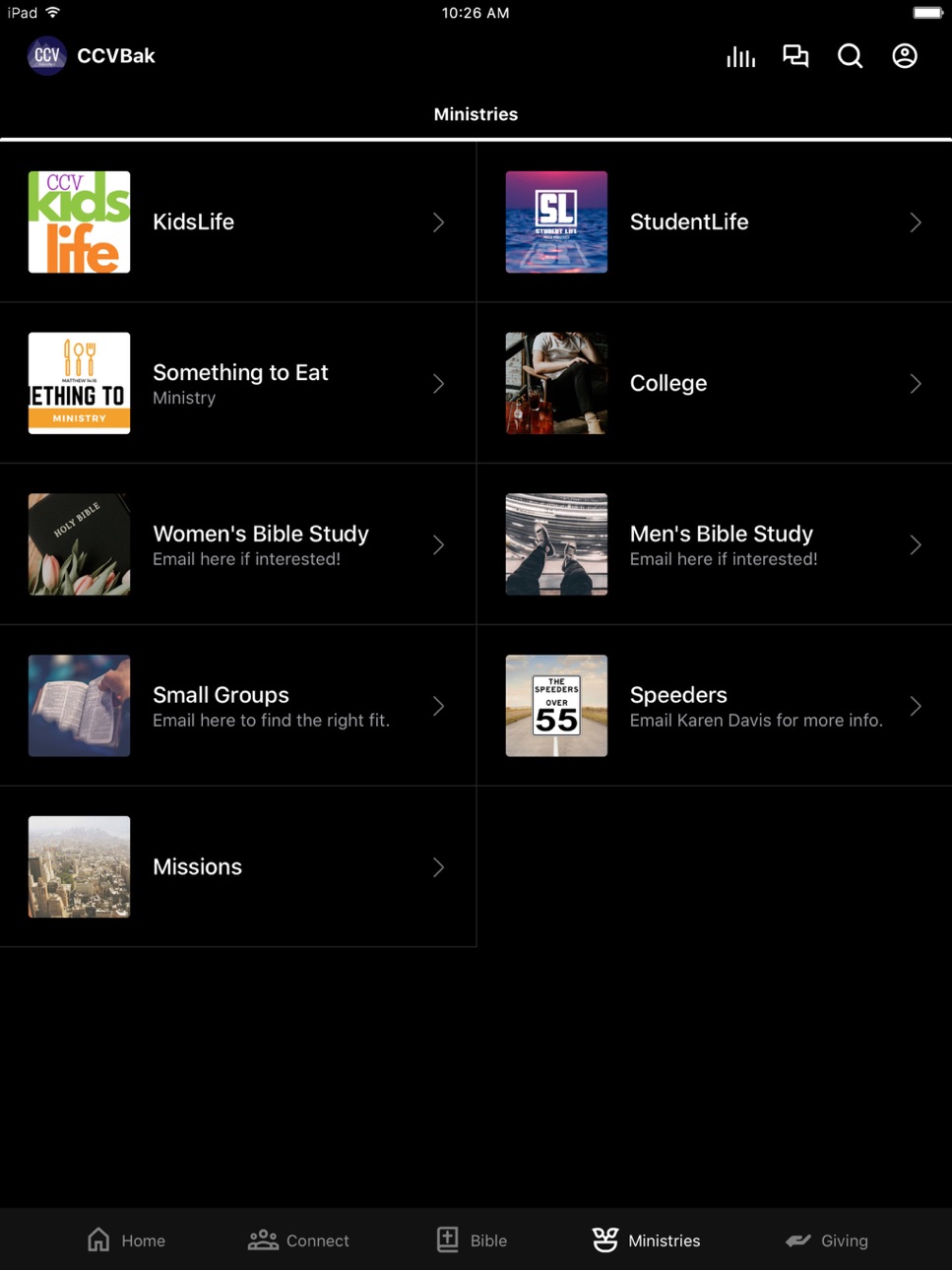 iPad screenshot