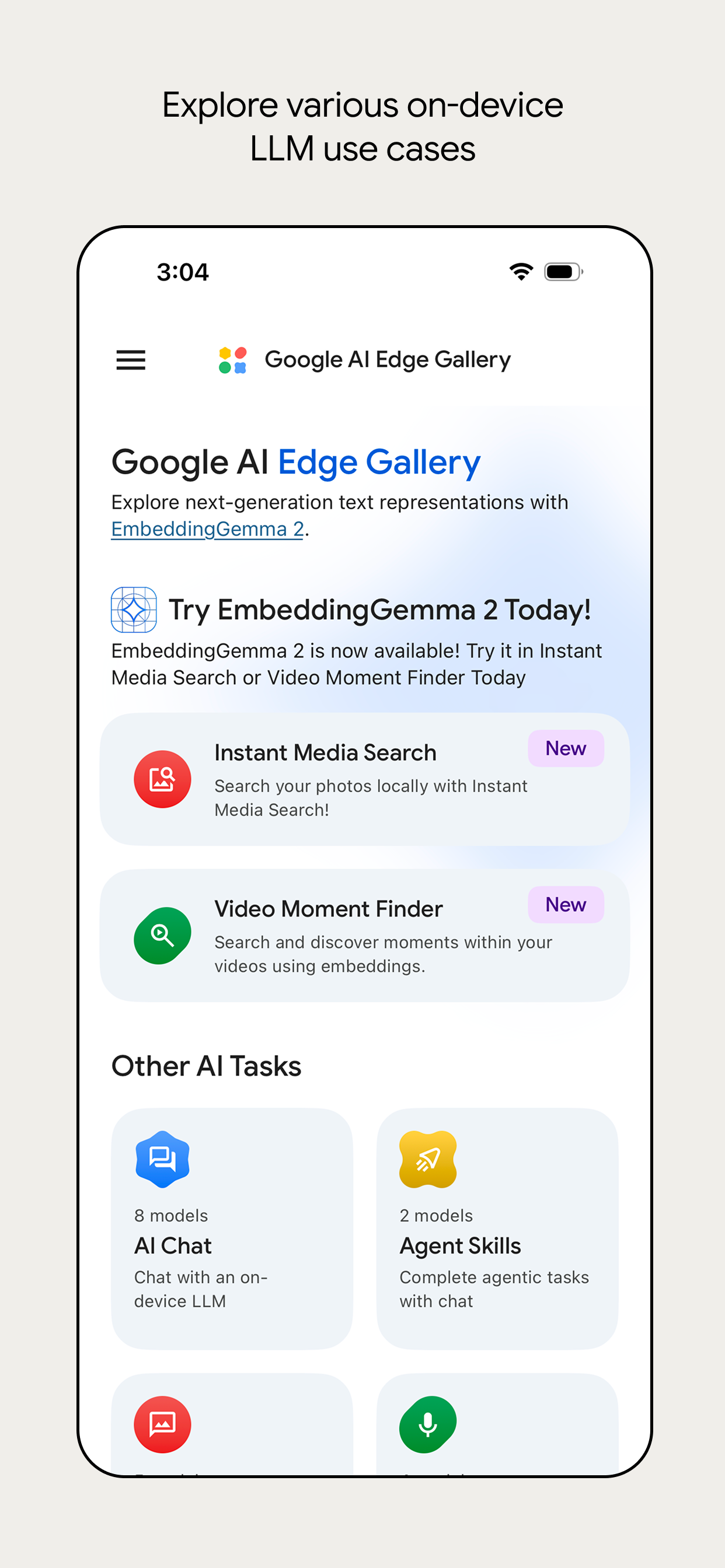 Google AI Edge Gallery