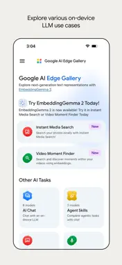 Google AI Edge Gallery screenshot 1