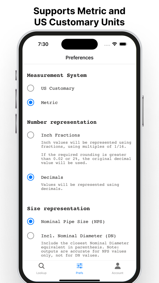 #5. Flange Bolt Size & Torque (iOS) 由: Open Source Consulting LLC
