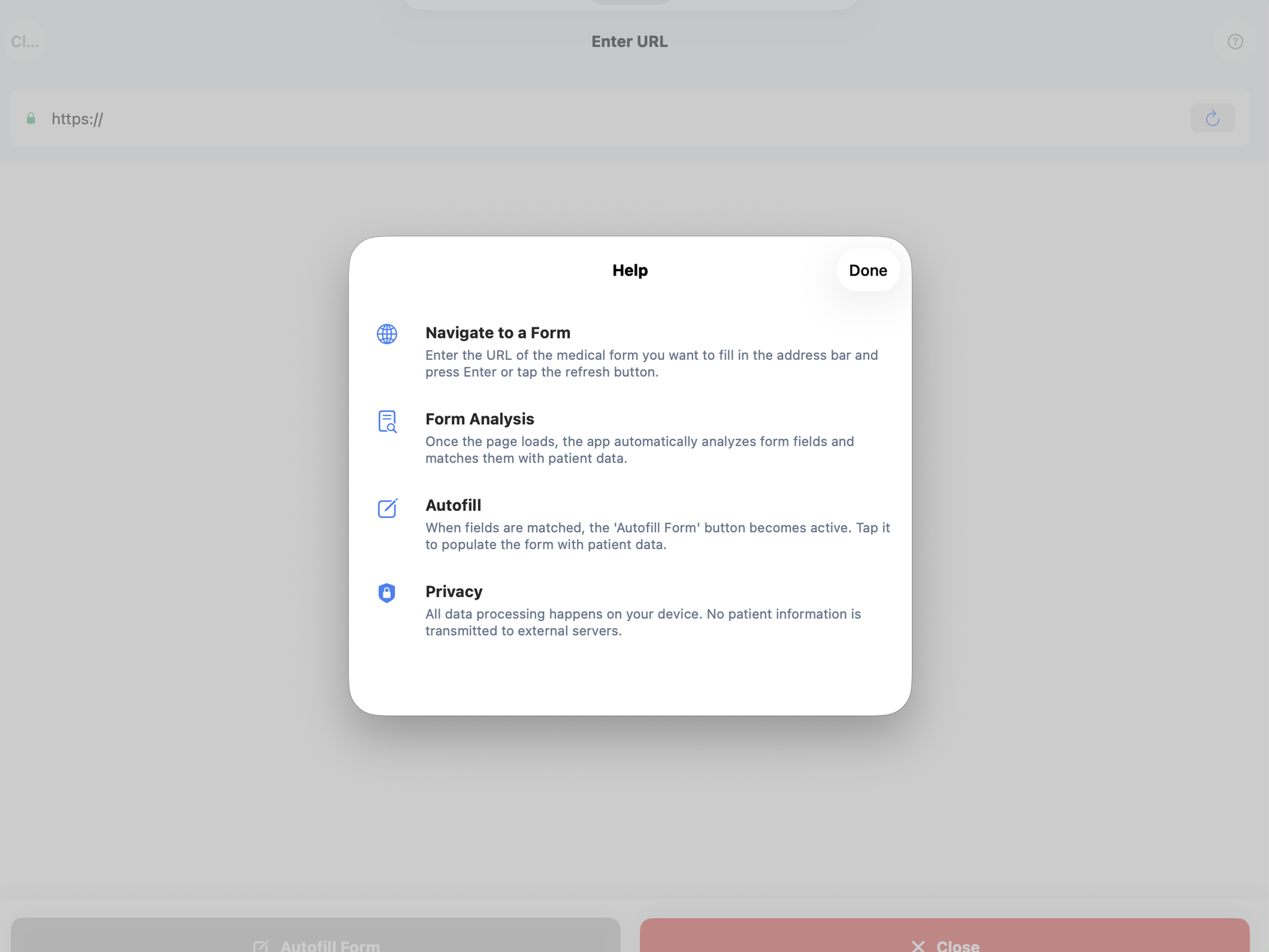MedicalForm AutoFill