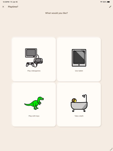 MyVisualRoutine: Autism & ADHD iPad screenshot