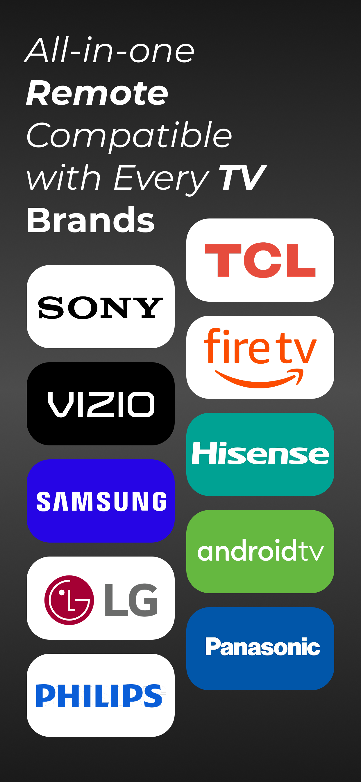 Universal TV Remote · Control