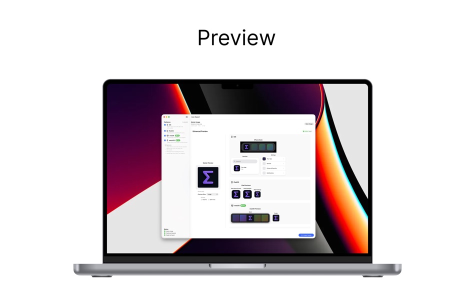 #1. Icon Export (macOS) Podle: Marius Fanu