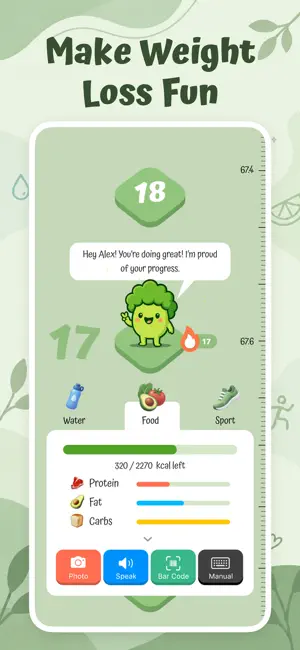 NomNom: Easy Calorie Tracker screenshot 1