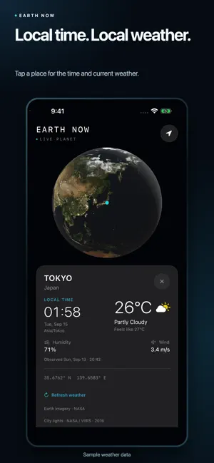 Globe Now: Weather & Time screenshot 2