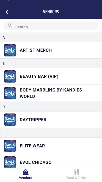 Bass Canyon Festival App Screenshot