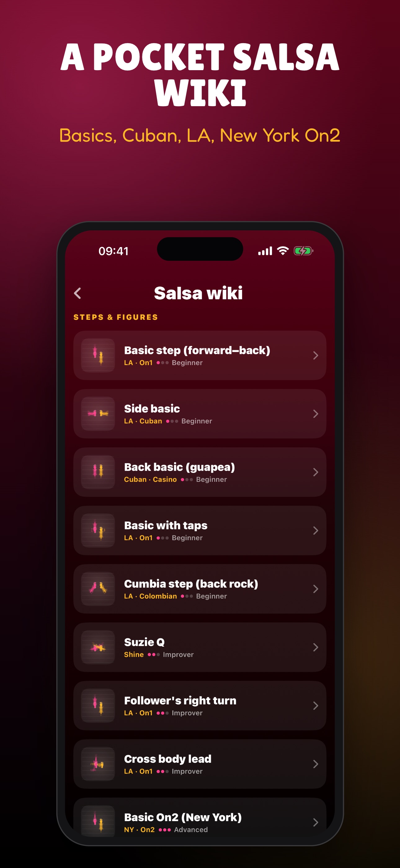 Screenshot 4 of Salsa Steps: Rhythm & Wiki