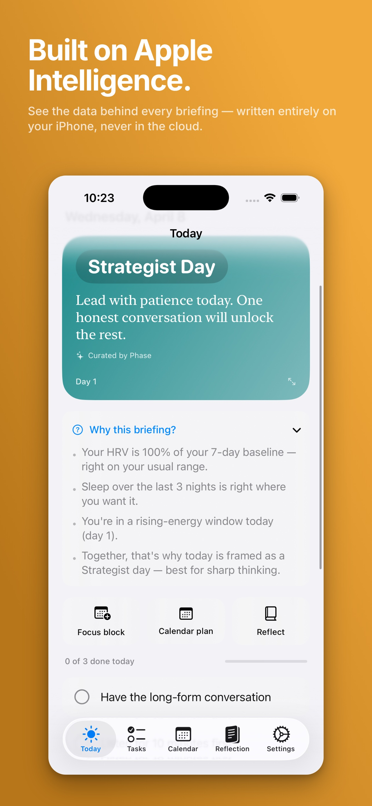 Phase: Cycle & Energy Planner