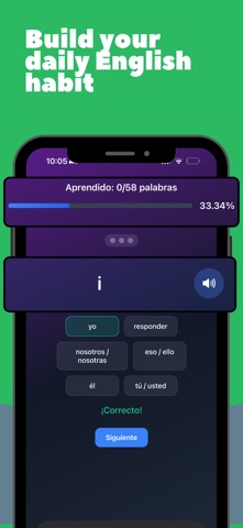 Learn English Fast - Memora iPhone screenshot